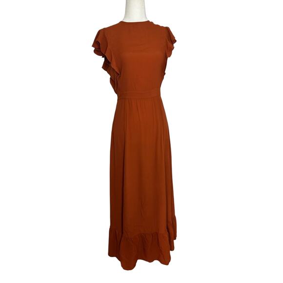 Christy Dawn Quinn Maxi Dress Rust Small - Picture 2 of 8